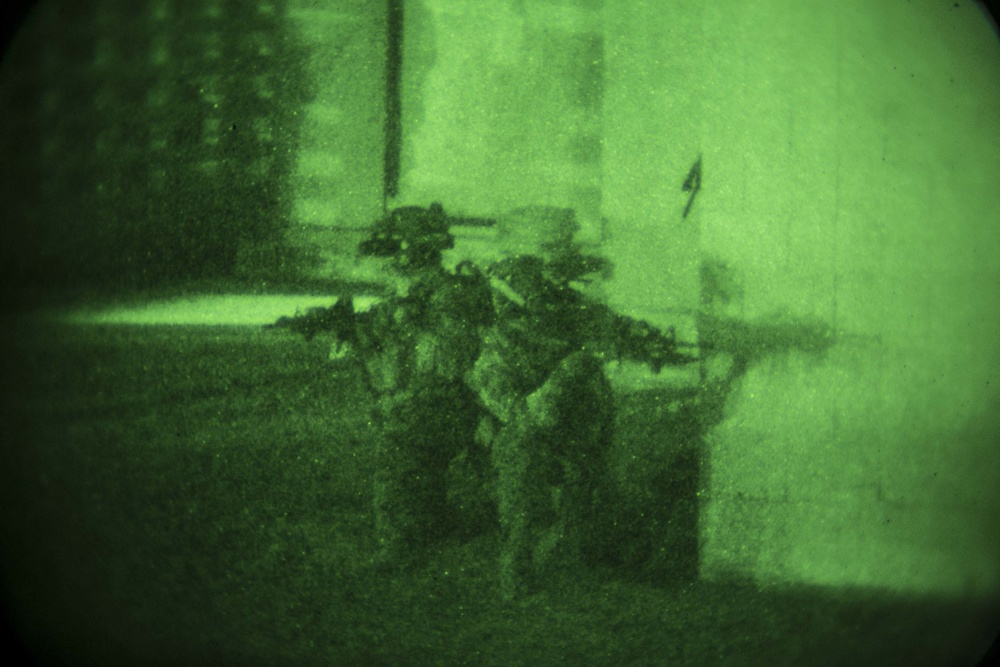 Marines hold night training for raid force