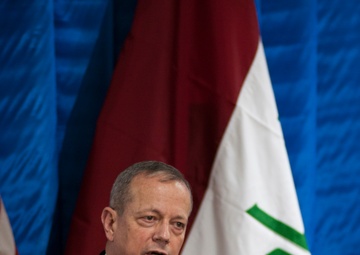 Retired Gen. John R. Allen, Special Presidential Envoy, visits Iraq, reinforces coalition commitment to defeat ISIL