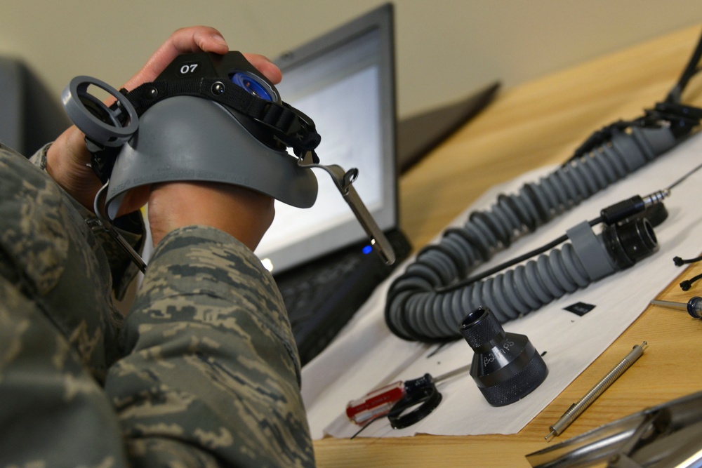 144th AFE personnel conduct routine equipment inspections