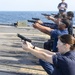USS Sterett M9 service pistol gun qualification