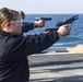 USS Sterett M9 service pistol gun qualification