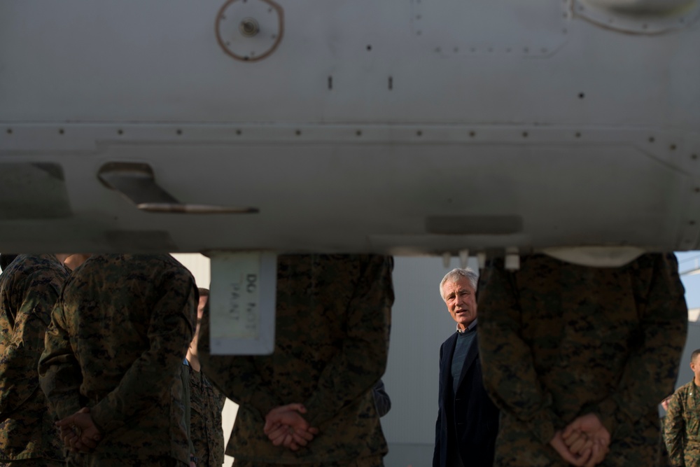 Secretary of Defense visits MCAS Miramar
