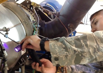 Air Force maintenance team gets hands on training on PT6A turboprop engine