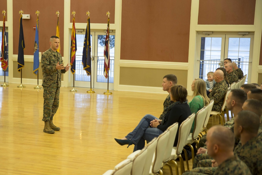 8th Communication Battalion welcomes new Sergeant Major