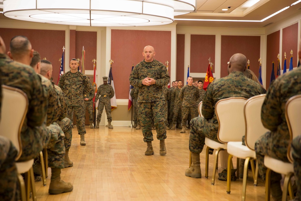 8th Communication Battalion welcomes new Sergeant Major