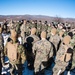 United States Marines and Bulgarian soldiers gather together