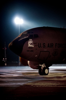 LEDs light a KC135
