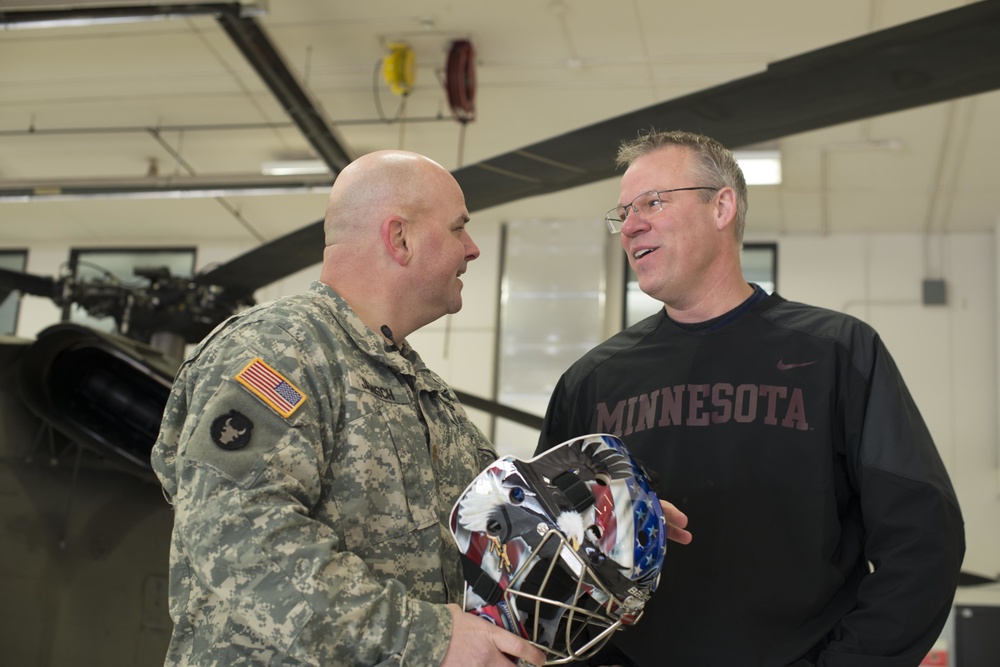 Minnesota National Guard prepares for Hockey Day Minnesota