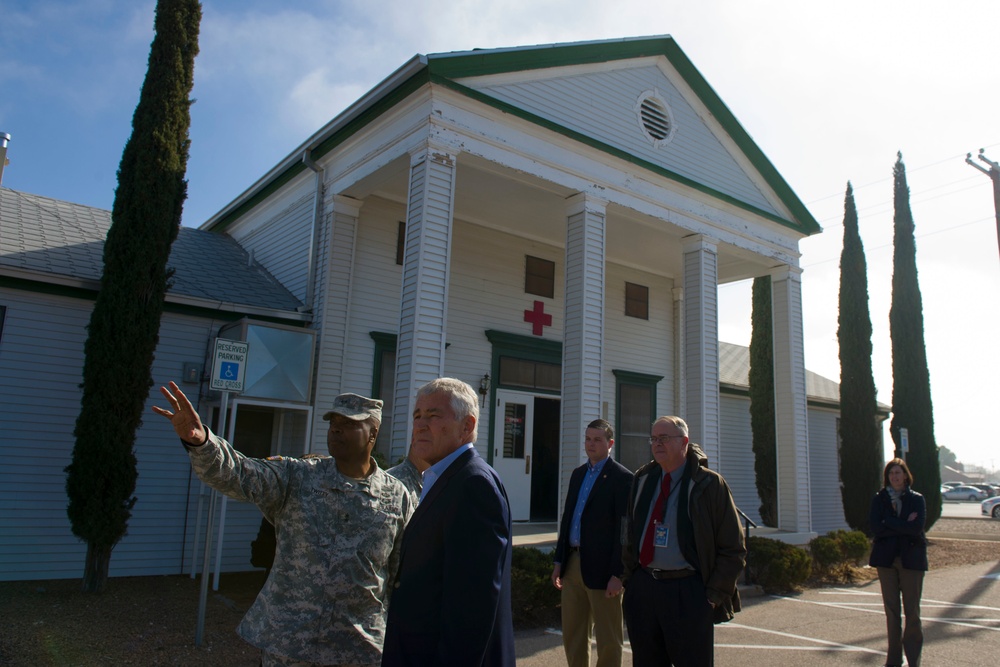 SECDEF visits Fort Bliss