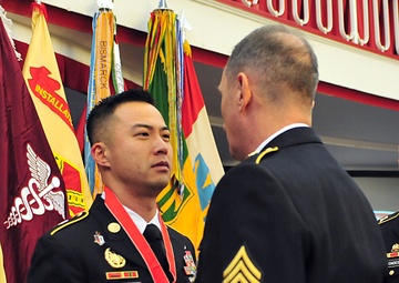 Eight  21st TSC Soldiers inducted into Sgt. Morales Club