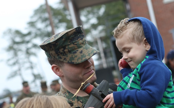 26th MEU personnel return to North Carolina