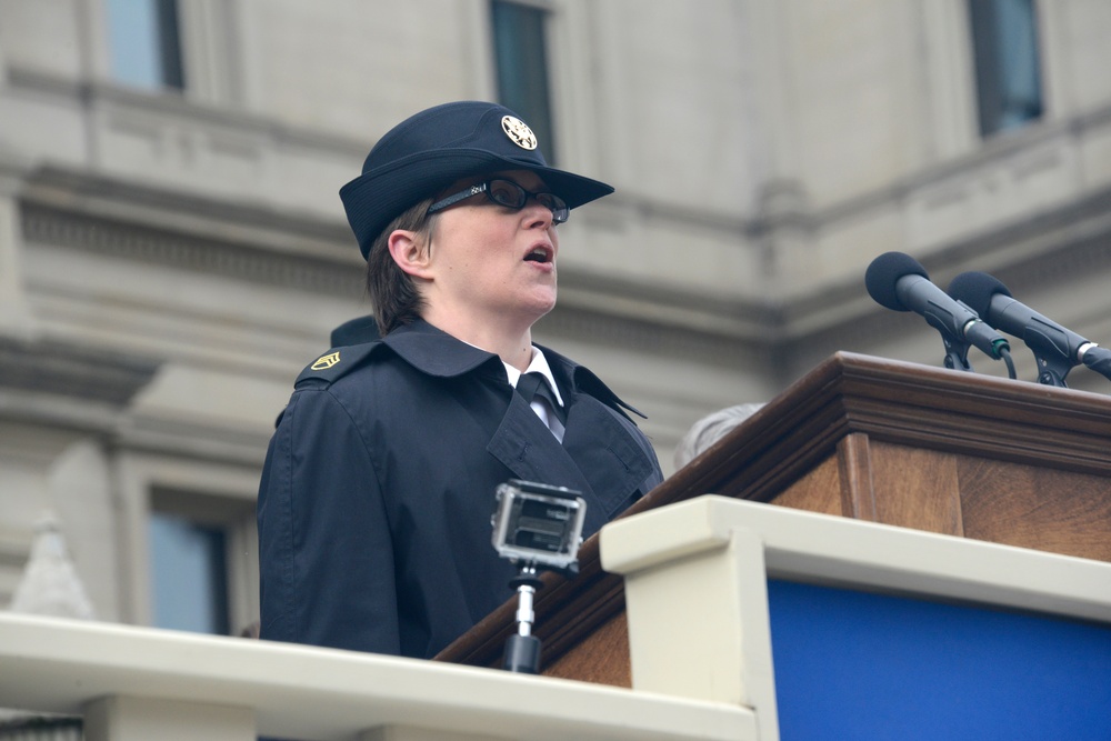 Michigan National Guard participates in 2015 Gubernatorial Inauguration