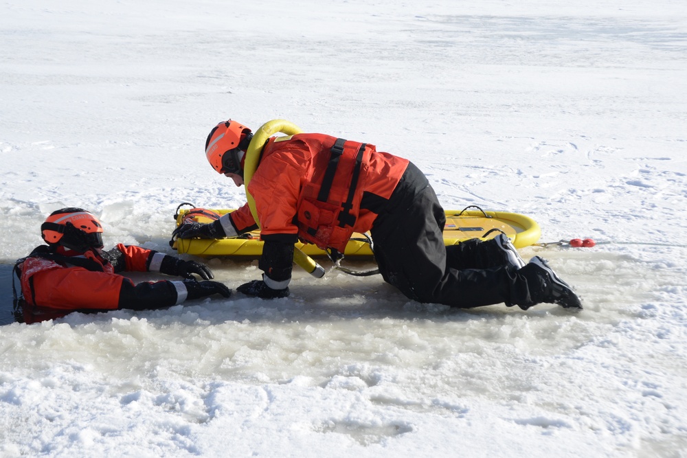 Coast Guard Station Ashtabula ice rescue