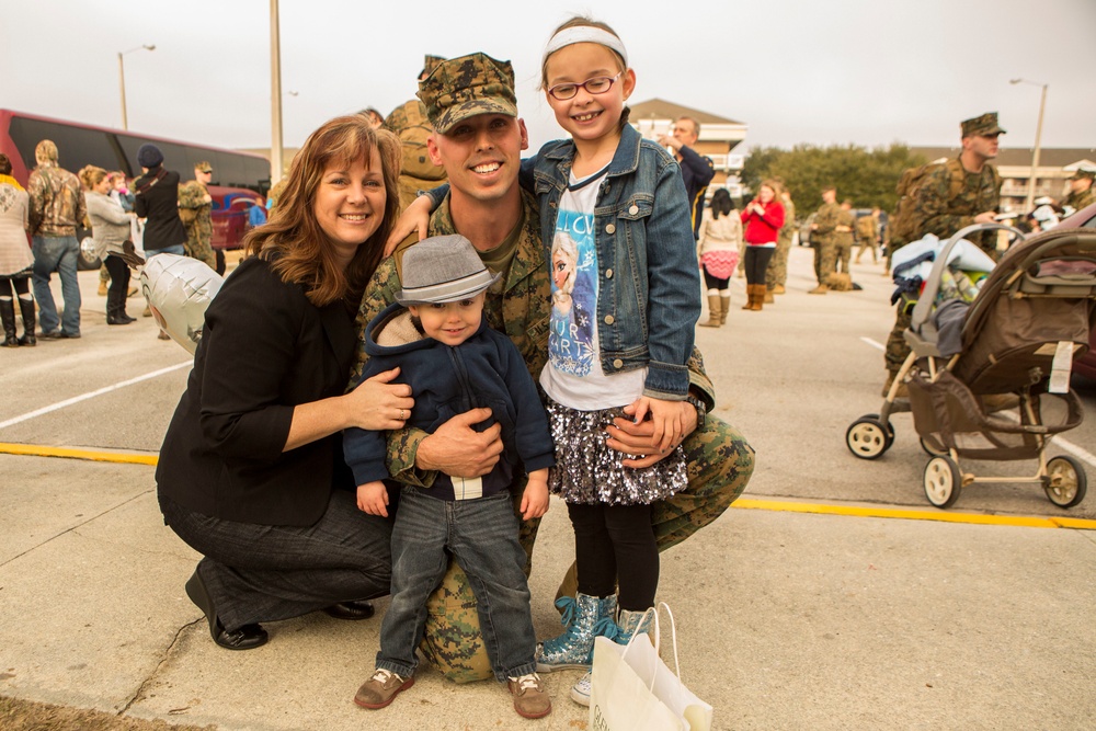 2/2 Marines return from deployments to Europe, Africa
