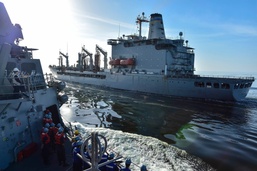 USS Gridley replenishment