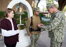 NSA Bahrain Sailor awarded for emergency response