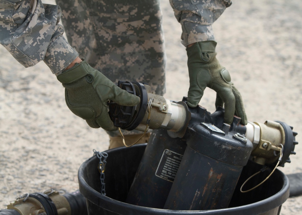 Soldiers train for remote fueling mission