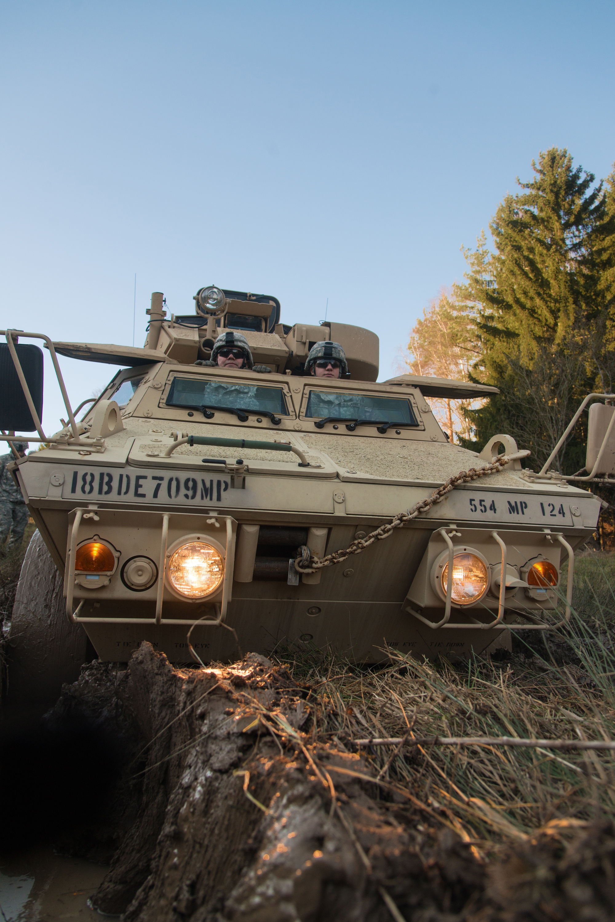 DVIDS - Images - 554th Military Police Company recovers an Armored