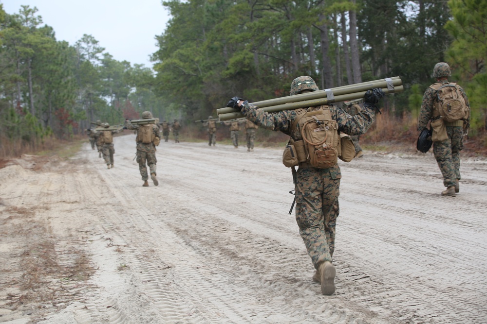 Integrated Task Force engineers blow through obstacles