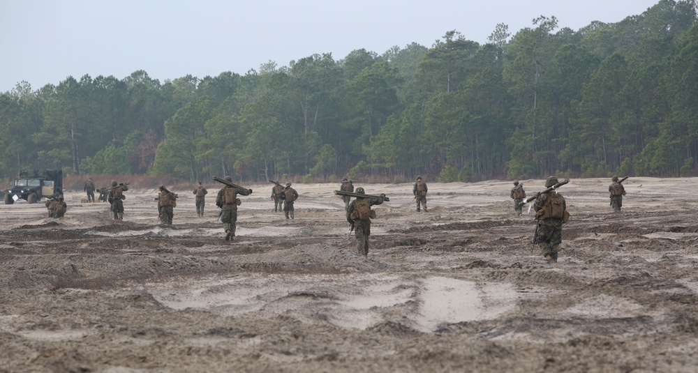 Integrated Task Force engineers blow through obstacles