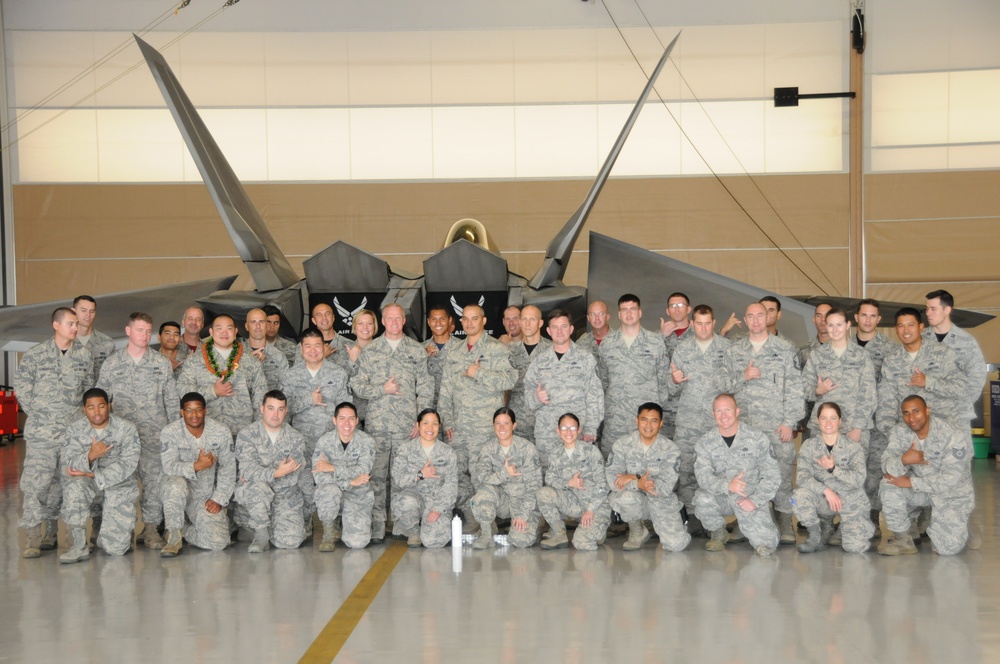 CMSAF James Cody visits Hawaii Air National Guard