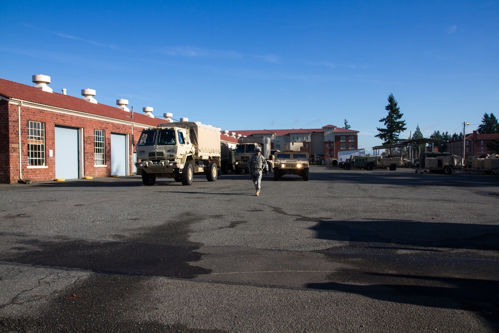 I Corps Soldiers prepare for Leschi Town Field Exercise