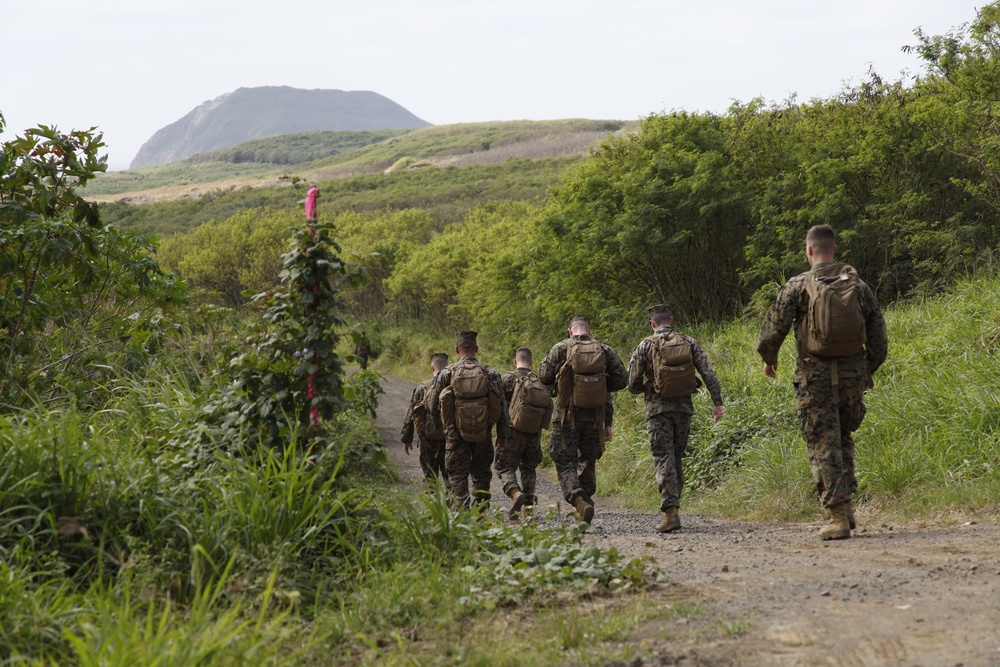 Security Force Marines visit Iwo Jima, Japan