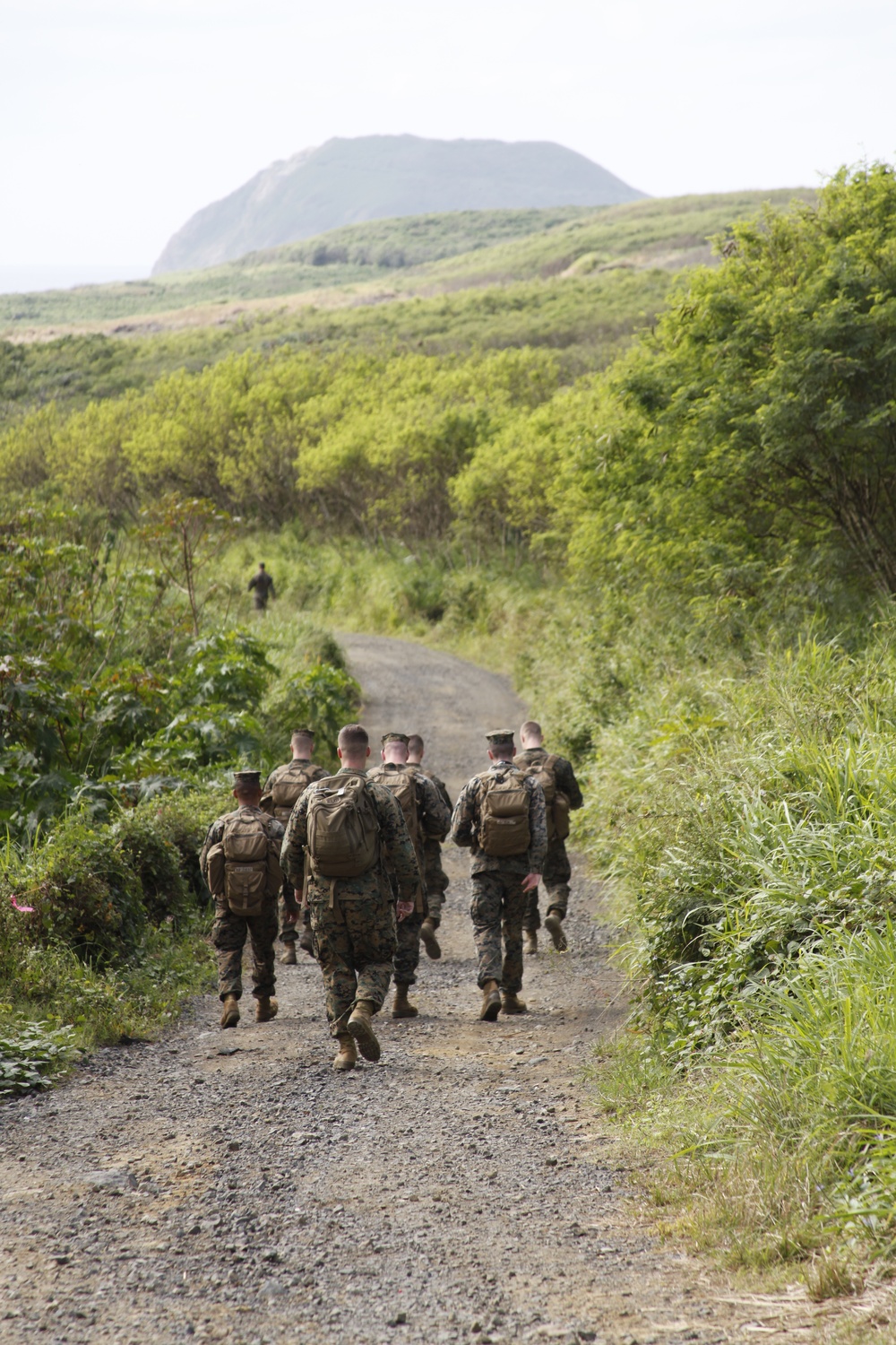 Security Force Marines visit Iwo Jima, Japan