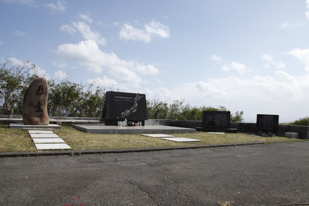 Security Force Marines visit Iwo Jima, Japan