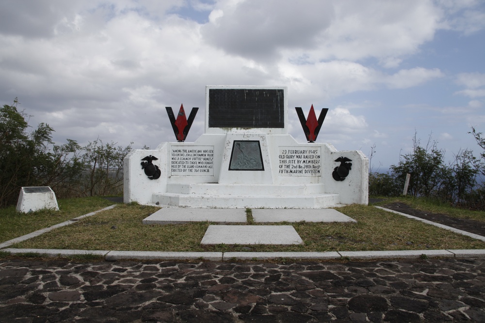 Security Force Marines visit Iwo Jima, Japan