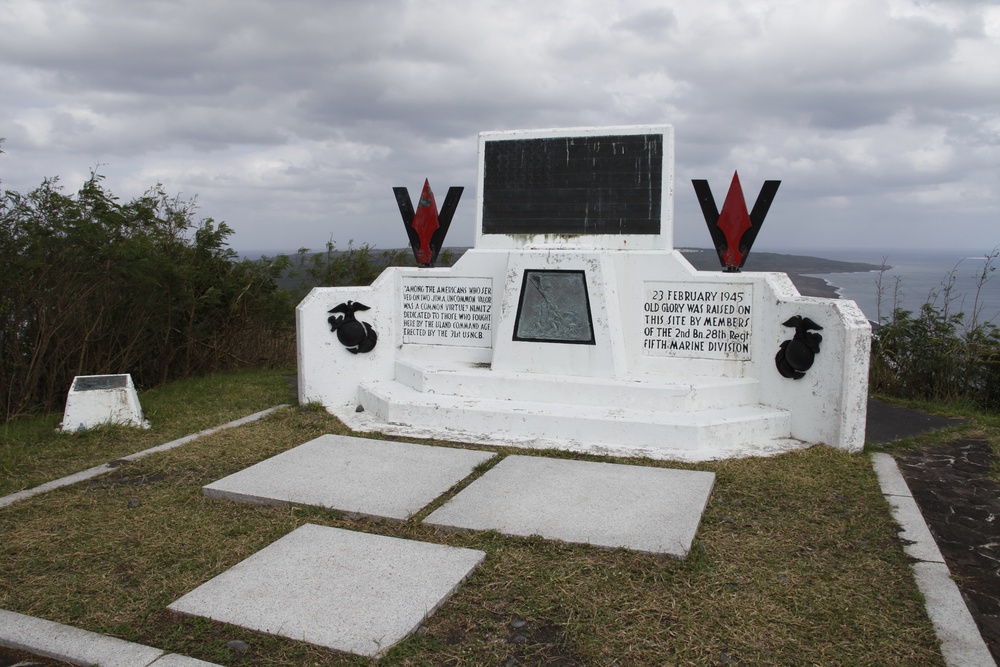 Security Force Marines visit Iwo Jima, Japan