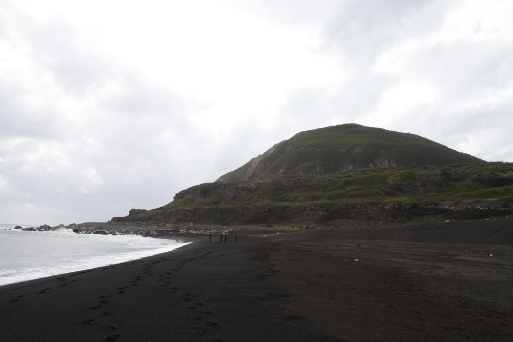 Security Force Marines visit Iwo Jima, Japan