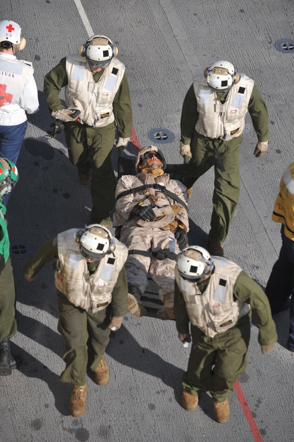 Casualty evacuation exercise