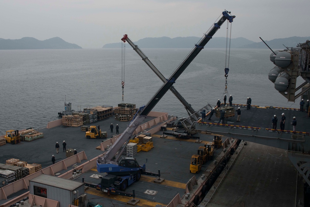 USS Bonhomme Richard: Ammunition onload