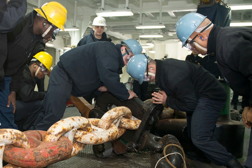 USS Bonhomme Richard: Deck department sailors