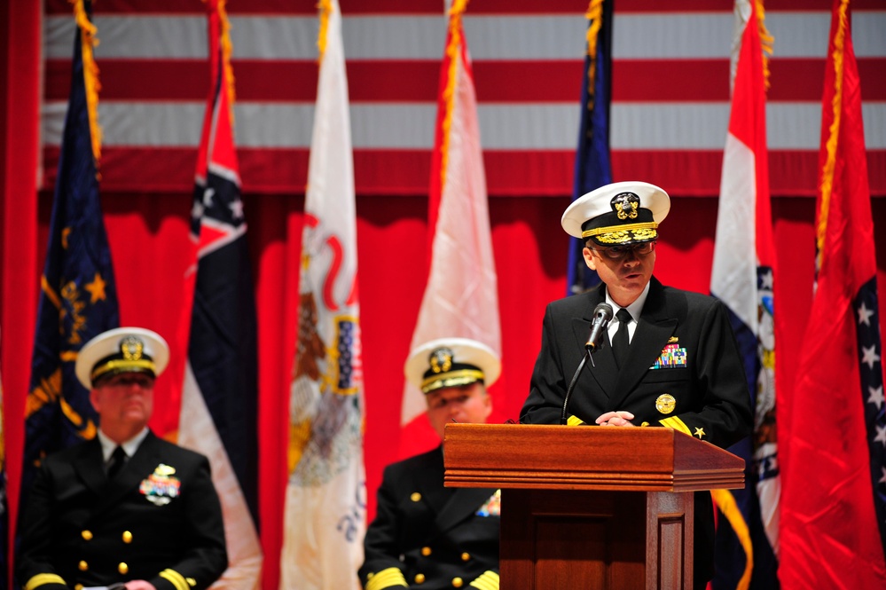 USS Blue Ridge change of command ceremony