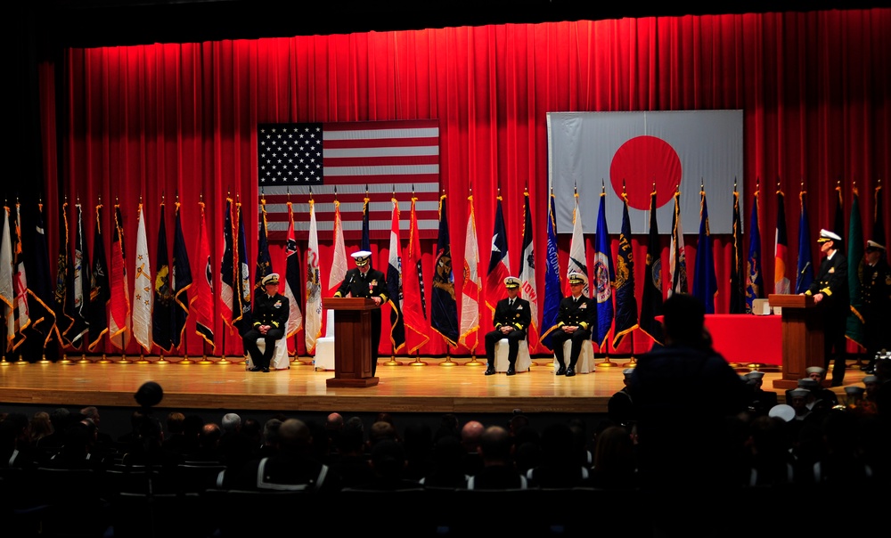 USS Blue Ridge change of command ceremony