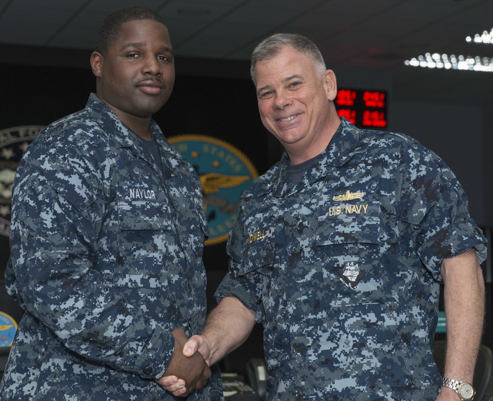 Sailor in the spotlight