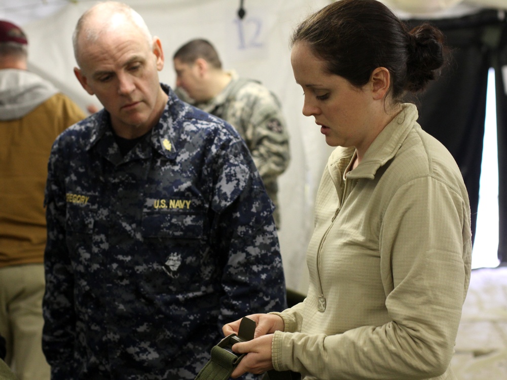 Army and Navy medical units train together