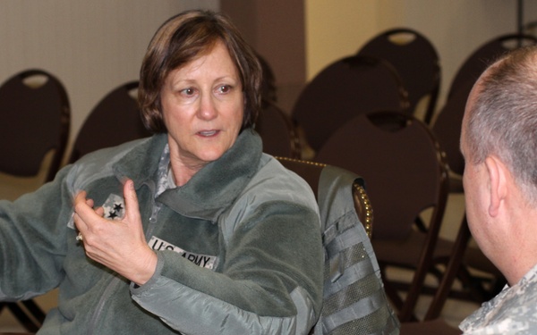 Maj. Gen. Tatu with Col. Jay Gilhooly