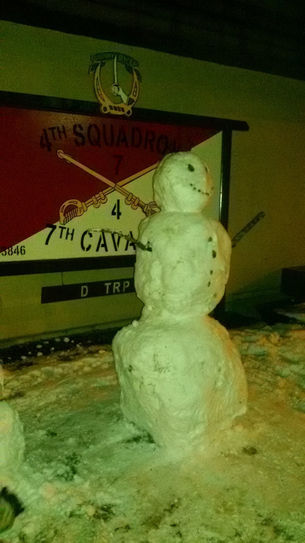 4-7 CAV's snowman