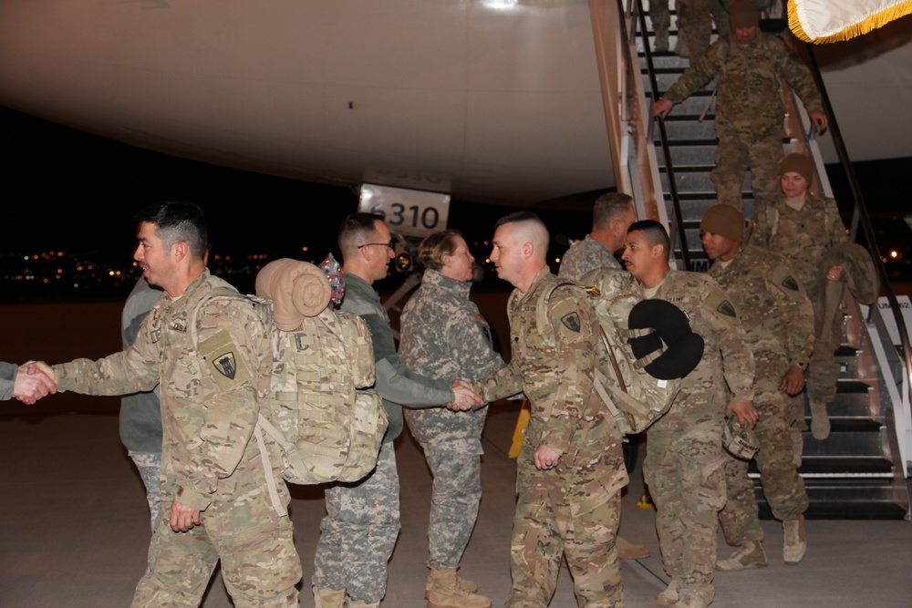 Texas-based combat engineers return from Afghanistan