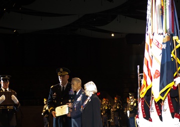 Retired Maj. Jesus M. Baltazar's Purple Heart ceremony