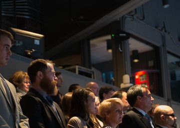 Retired Maj. Jesus M. Baltazar's Purple Heart ceremony