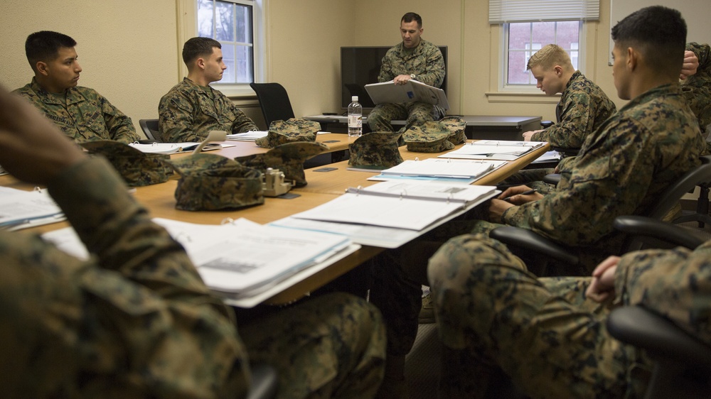 Lance Corporal Seminar: Instilling leadership skills in future NCOs