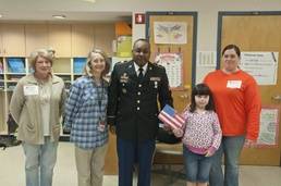 Army Reserve Soldier visit inspires students