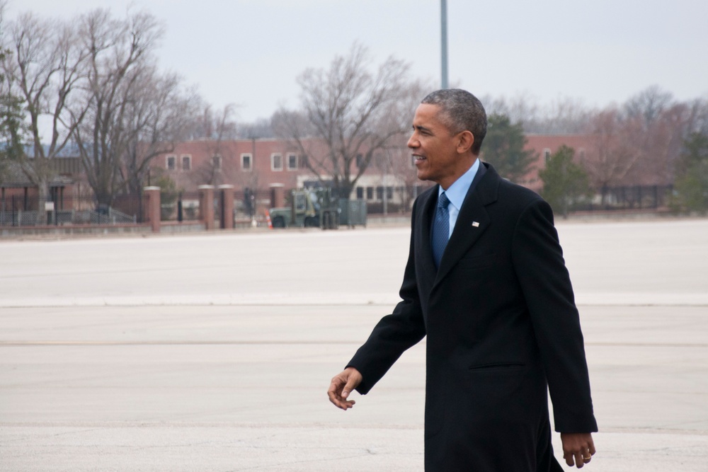 Kansas National Guard bids farewell to president