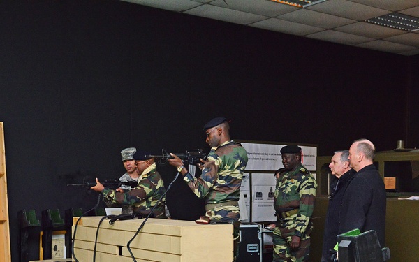 Senegalese Chief of Army Staff Brig. Gen. Cheikm Gueye tours Regional Training Support TSAE Vicenza, Italy, at Caserma Ederle