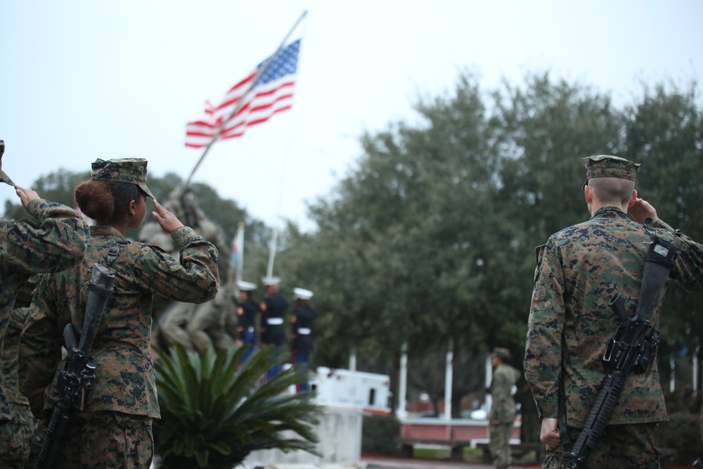 Photo Gallery: Marine recruits earn title after 13 weeks on Parris Island