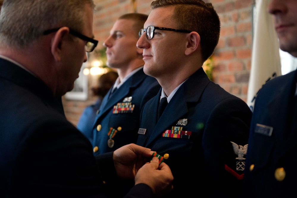 Coast Guard Station Annapolis crewmembers receive Coast Guard Achievement Medals